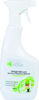 Средство для мытья стекол и зеркал 500 мл CLEAN HOME
